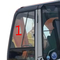 Left Door Slant Position Excavator Cab Glass 4mm Thick 925mm Wide