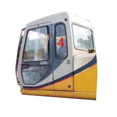 White Excavator Door Window Replacement Left Door Rear Position NO.4