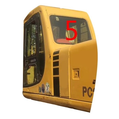 580mm Height 5mm Thick KOMATSU Cab Glass Back Side NO.5