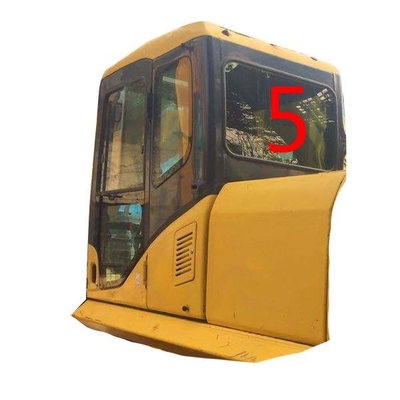 520mm Wide KOMATSU Cab Glass Excavator Cabin Back Side Curved Tempered Glass
