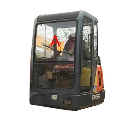 DAEWOO DH55 Excavator Cab Glass Front Up Position A 5mm Thick