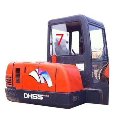 DOT DAEWOO DH55 Excavator Komatsu Cab Glass Right Side Position NO.7