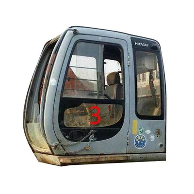 820mm Height HITACHI Excavator Glass Left Door Lower Position NO.3