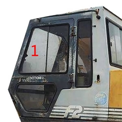 SH280 S280 Windshield Tempered Glass Construction Machine Cab Left Door