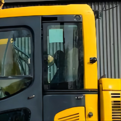 22B-54-28341 KOMATSU Excavator Cab Tempered Glass Left Door Rear Position NO.4