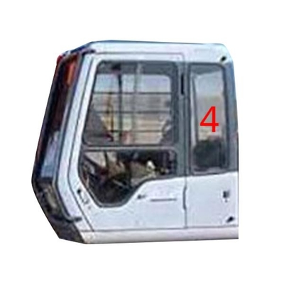 4457178 HITACHI Excavator Glass Cab Window Left Door Rear Position NO.4 Tempered Glass