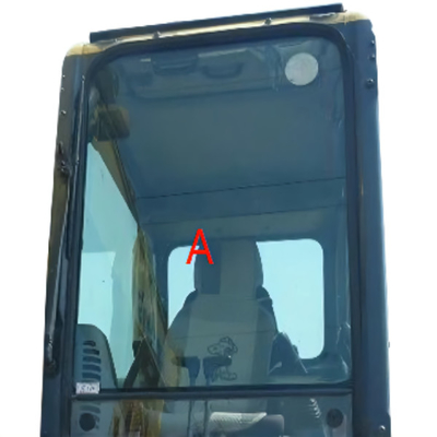 1015mm Wide 5mm Thick KOMATSU Cab Glass Tempered Windshield Front Glass