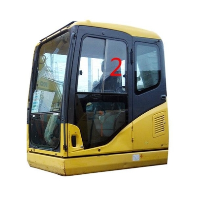 Bending Resistant KOMATSU Excavator Cab Glass Left Side Position Straight NO.2