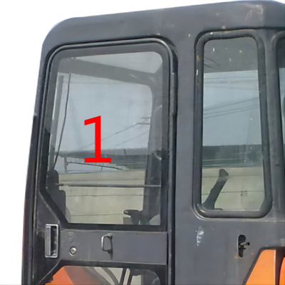Left Side DAEWOO DH55 Volvo Excavator Windshield 5mm Thick