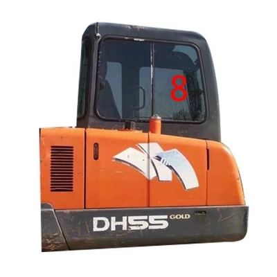 Right Side Excavator Cab Glass Construction Machine Cabin
