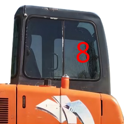 Right Side Excavator Cab Glass Construction Machine Cabin