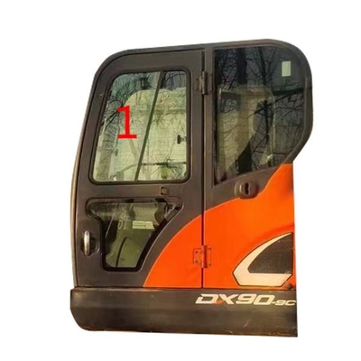 DX70 DX90-9C Excavator Cabin Left Side Glass Slant Position NO.1 Windshield