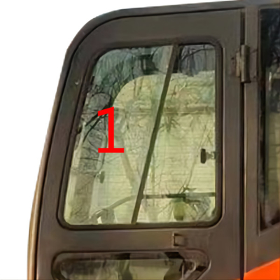 DX70 DX90-9C Excavator Cabin Left Side Glass Slant Position NO.1 Windshield