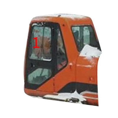 DX220LC-7 DX225LC-9 DOOSAN Glass Left Slant Side Position NO.1 Tempered Excavator Cab Glass