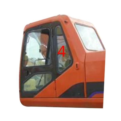 ISO Tempered Glass For Windshield DOOSAN Left Door Rear Position NO.4
