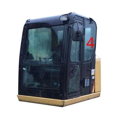 CAT307E E307E Excavator Window Glass CATERPILLAR Cab Left Door Rear Position NO.4