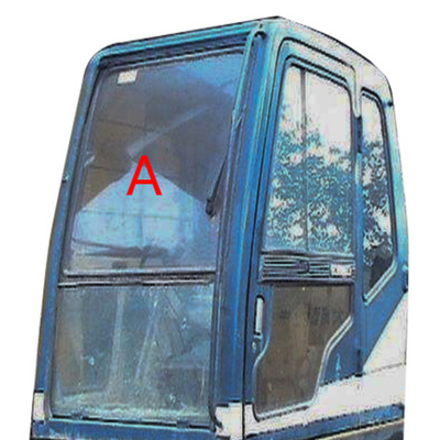 840mm 745mm Excavator Cab Glass KOBELCO Custom Windshield Glass