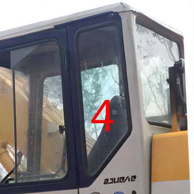 KOMATSU Excavator Cab Glass For Diggers Left Door Back Side Position No.4