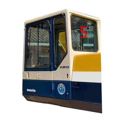 Bending Resistant KOMATSU Cab Glass Excavator Back Side Window Replacement