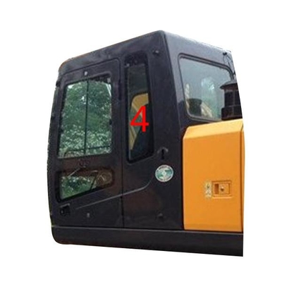 Cab Excavator Window Glass Left Door Rear Position NO.4 Windshield
