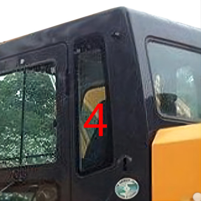 Cab Excavator Window Glass Left Door Rear Position NO.4 Windshield