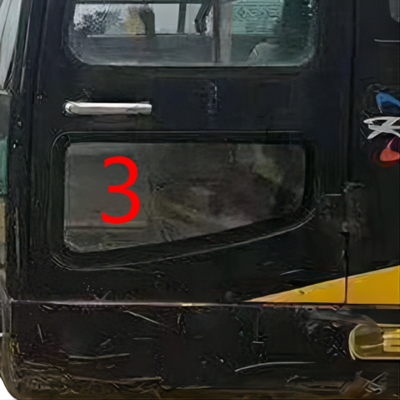 Green HYUNDAI Front Glass Left Door Lower Position NO.3 OEM