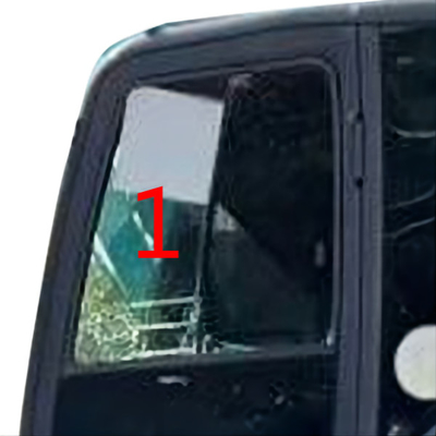 ECE KOBELCO Excavator Glass Left Slant Side Position NO.1 Windshield Window