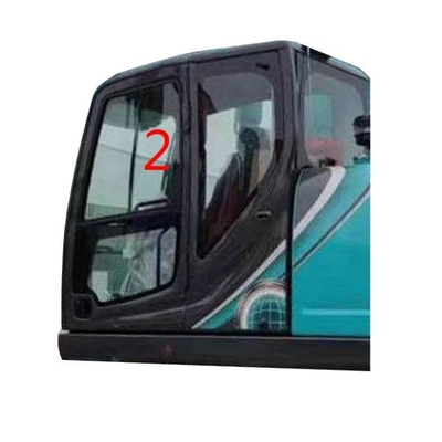 4mm Left Side Windshield Tempered Glass KOBELCO Excavator Cab Glass