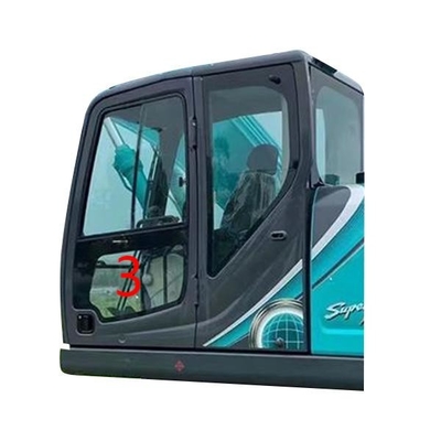 900mm KOBELCO Excavator Glass  Left Door Lower Position NO.3 Windshield