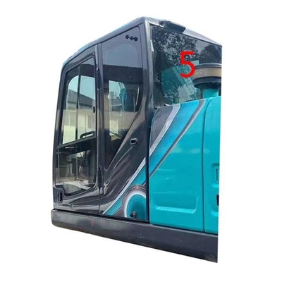 White KOBELCO Excavator Glass Back Side Position NO.5 Windshield Slant Tempered Glass