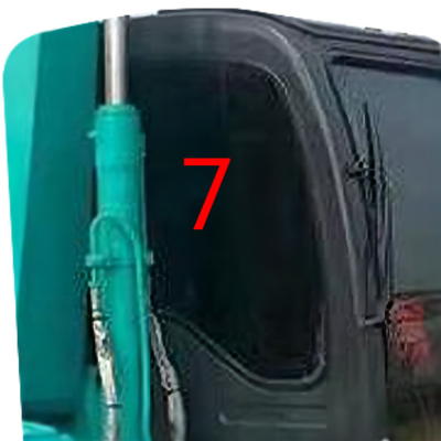 KOBELCO Excavator Cabin Digger Glass Replacement Windshield Big Tempered Glass