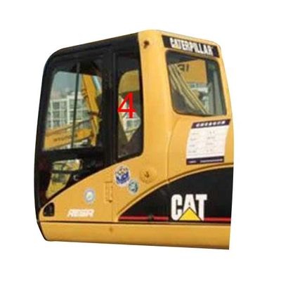 Windshield E320D CAT Excavator Window Replacement RoHS Left Door Rear Position NO.4