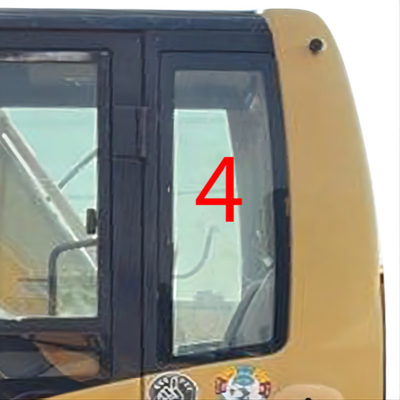 Windshield E320D CAT Excavator Window Replacement RoHS Left Door Rear Position NO.4