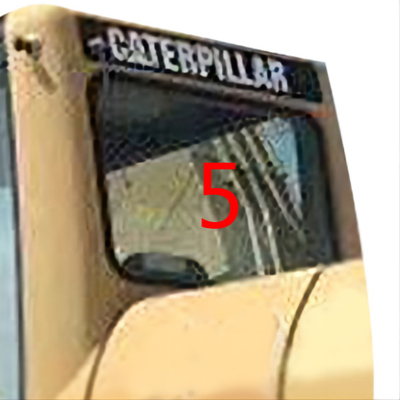 E320 CATERPILLAR Cab Glass Sunroof Back Side Position NO.5