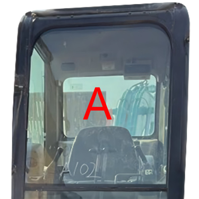 E320C E320D CATERPILLAR Cab Glass Front Up Position A Windshield Tempered