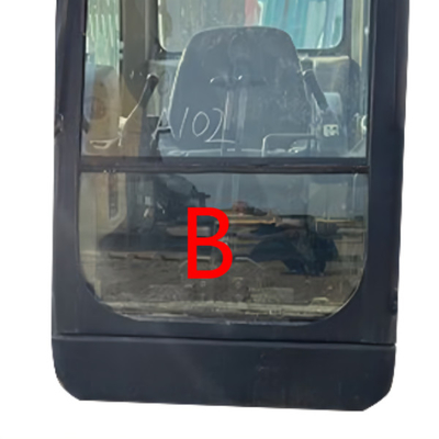 E320D E320C Excavator Cab Glass CATERPILLAR Front Down Position B