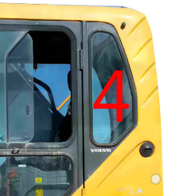 EC360B VOLVO Mini Digger Glass Replacement Windshield Left Back Side Position No.4