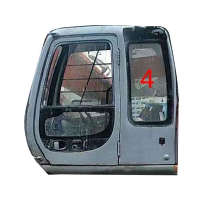 Excavator Tempered Glass Window Replacement Left Door Rear Position NO.4