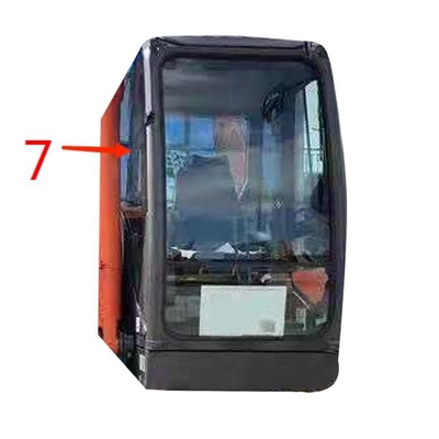 HITACHI Tempered Cab Glass For Diggers Right Side Excavator Glass Replacement