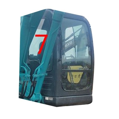 SK-6 SK-8 SK230-6 KOBELCO Excavator Glass Right Side Position NO.7 Windshield Tempered Glass