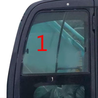 SK-6 SK-8 SK230-6 KOBELCO Excavator Glass Tempered Left Slant Side Position NO.1