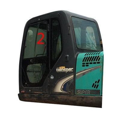 SK230-6 SK-6 SK-8 Excavator Door Window Replacement Left Straight Side Position NO.2 Windshield