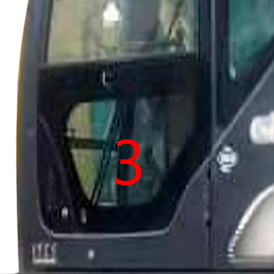 SK-6 SK-8 SK230-6 SK50 KOBELCO Excavator Glass Left Door Lower Position NO.3 Green