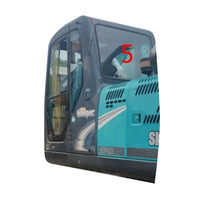 SK-6 SK-8 SK230-6 KOBELCO Excavator Glass Left Door Back Side Position NO.5 Windshield Tempered Glass