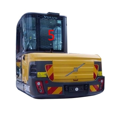 Green EW60C VOLVO Excavator Glass Replacement Back Side NO.5 FCC