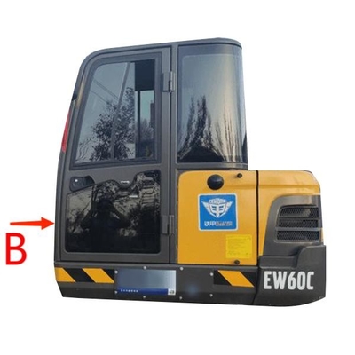 VOLVO Excavator Windscreen Replacement ISO Tempered Glass Window Front Down Position B