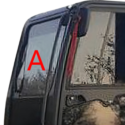 Tempered EW60C VOLVO Windshield Glass White Front Windscreen Replacement