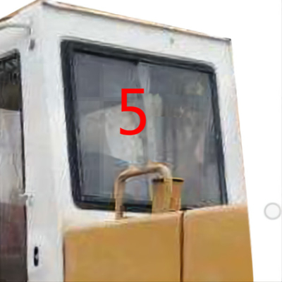 Bending Resistant Windshield Tempered Glass Excavator Cabin Back Side NO.5