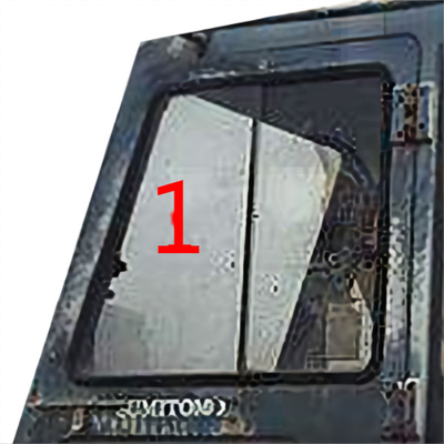 SH280 S280 Windshield Tempered Glass Construction Machine Cab Left Door