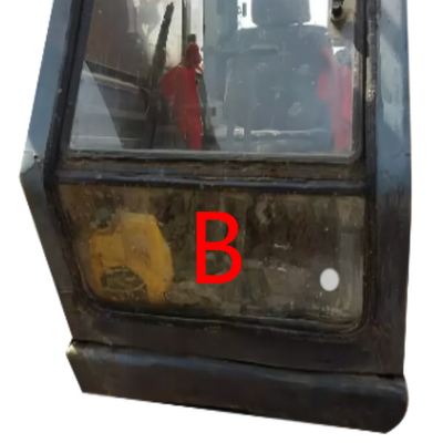 S280 Excavator Door Window Replacement Construction Machine Cabin Front Windscreen
